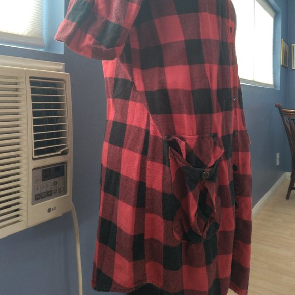 plaid tunic top - Picture 2 of 5